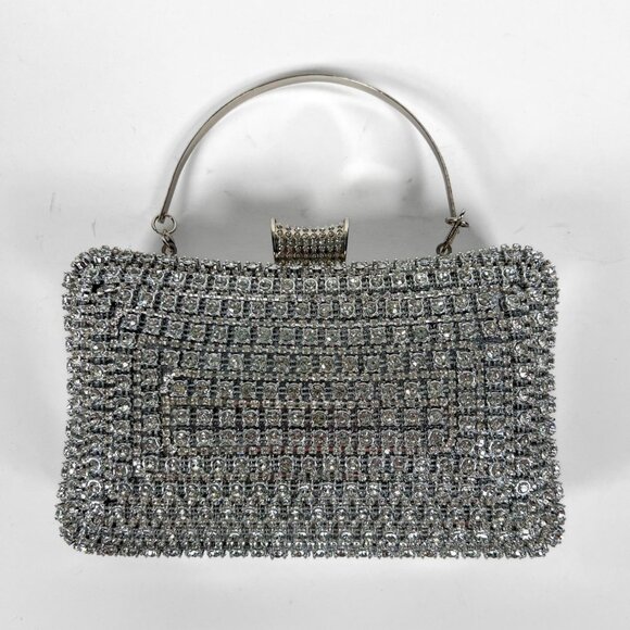 Verano Hill Diamond Clutch Bag – Gemstone Evening Purse - Picture 1 of 6